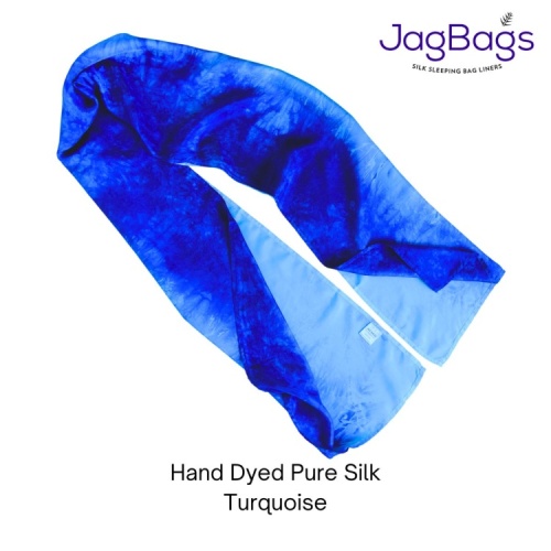 JagBag Long Silk Scarf - Turquoise